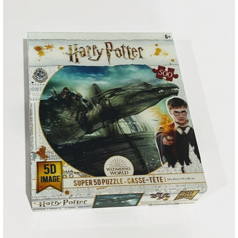 Harry Potter Puzzle Super 5D Image - Magical Creature 500 Jigsaw Puzzle  Ages 6+ 