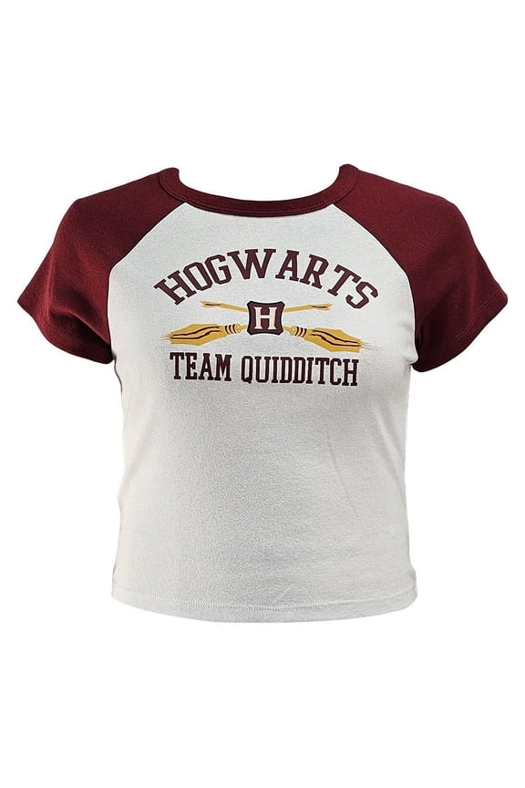 Quidditch Junior Ladies Raglan Baby Tee, S-XL