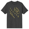thumbnail image 1 of Harry Potter Quidditch Seeker Line Art Men's Charcoal Heather T-shirt-Large, 1 of 4