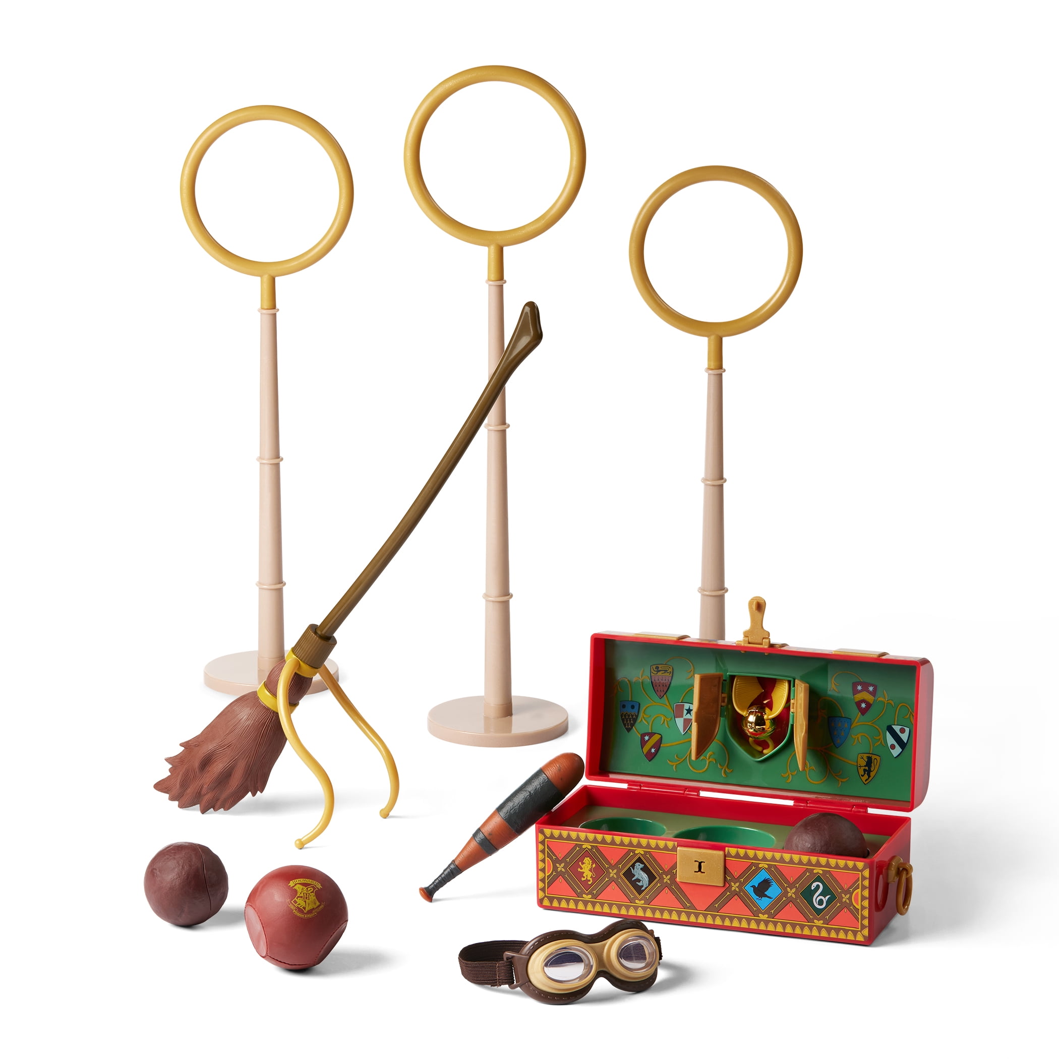 Harry Potter ™ Quidditch ™ Sports Accessories with Golden Snitch ™ for 18inch Dolls Toys Kids 5 Year(图1)