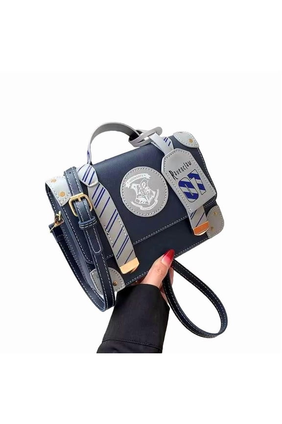 Harry Potter Ravenclaw 9x7 inch Crossbody Snap Close Designer Handbag