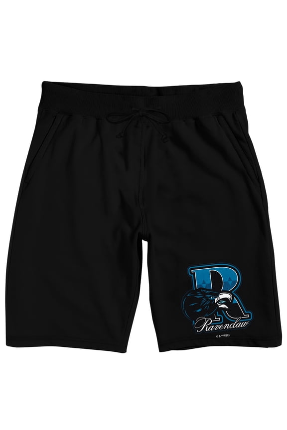 Harry Potter Ravenclaw Adult Black Sleep Pajama Shorts