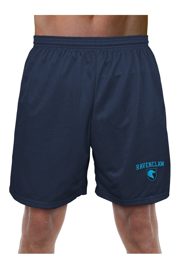 Ravenclaw Arch Mens Lined Mesh Shorts, Navy, Large