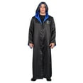 thumbnail image 1 of Harry Potter Ravenclaw Costume Black and Blue Long Robe with Hood, 1 of 5