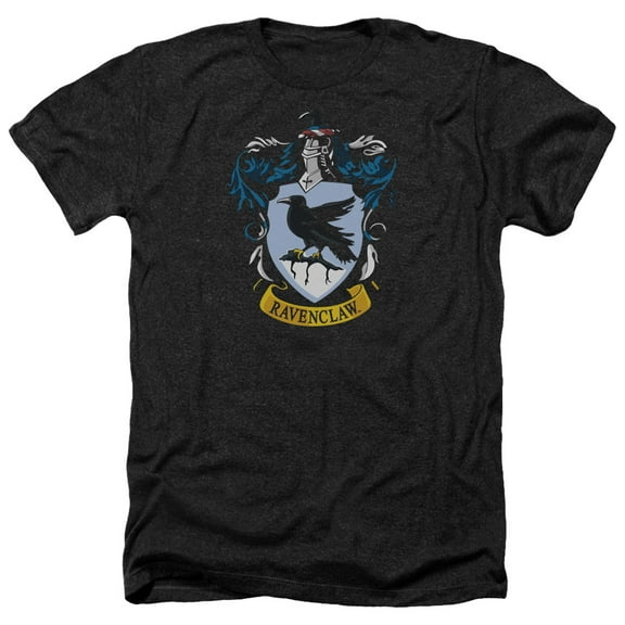 Harry Potter - Ravenclaw Crest - Heather Short Sleeve Shirt - Large