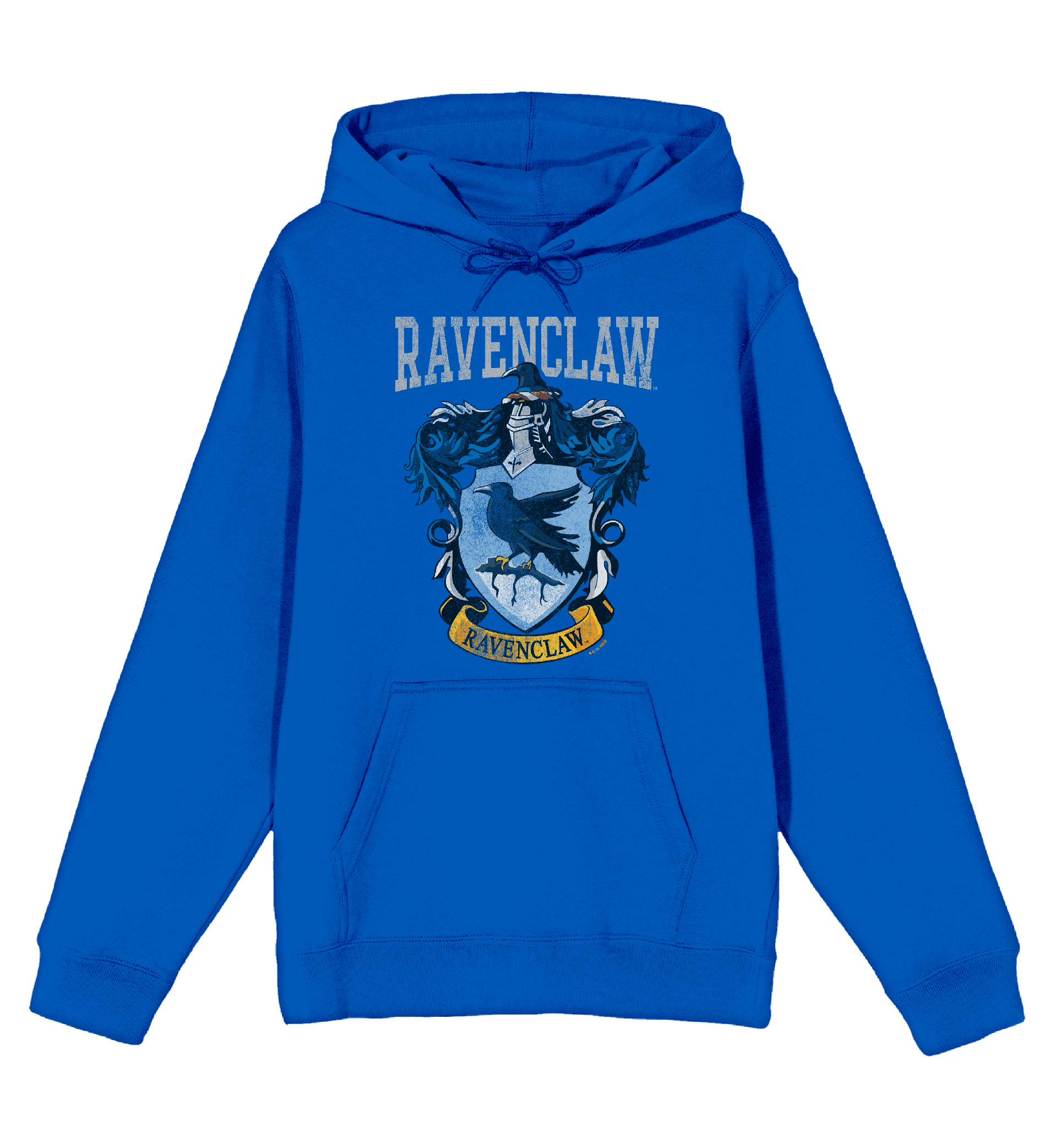 Harry Potter Ravenclaw Crest Long Sleeve Unisex Adult Hooded Sweatshirt Medium Walmart