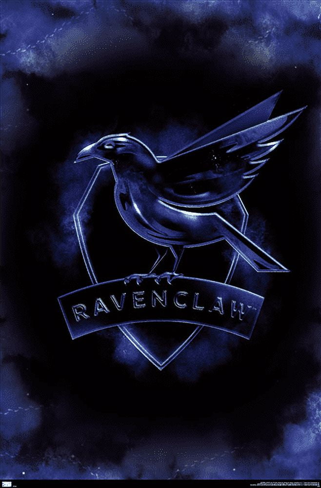 Harry Potter - Ravenclaw Crest Magic Wall Poster, 22.375 x 34, Framed 