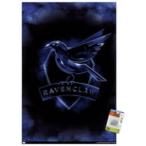 Harry Potter - Ravenclaw Crest Magic Wall Poster with Pushpins, 22.375" x 34"
