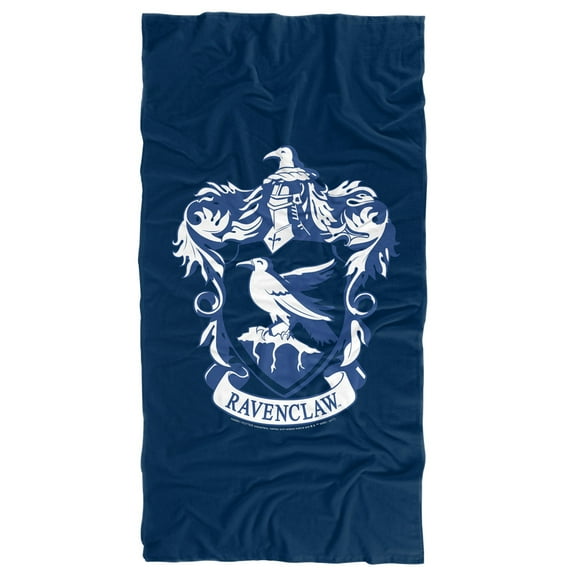 Harry Potter Ravenclaw Crest Navy Officially Licensed Beach Towel 30' X 60'
