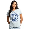thumbnail image 1 of Harry Potter Ravenclaw Crest Women's Graphic T-Shirt Rolled Sleeve Tee, 1 of 6