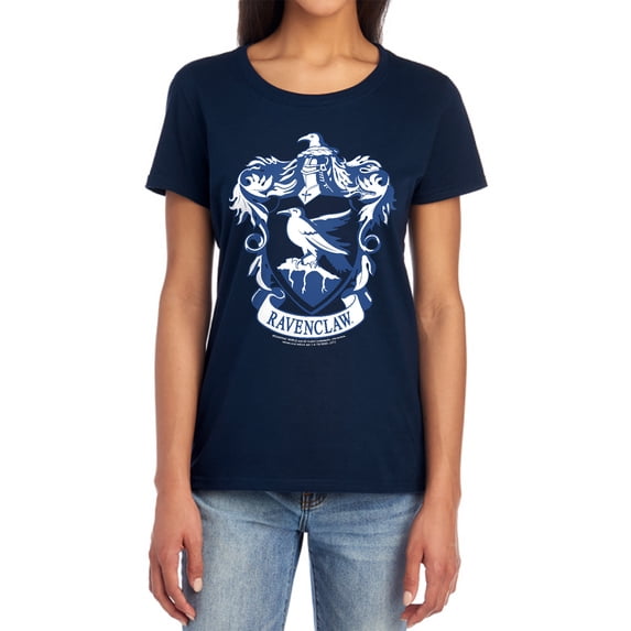 Harry Potter Ravenclaw Crest Women's T Shirt (2X-Large) Navy