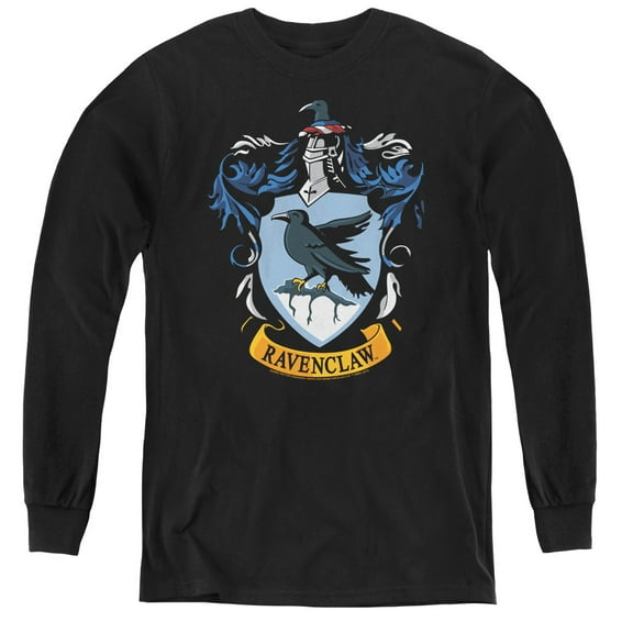 Harry Potter - Ravenclaw Crest - Youth Long Sleeve Shirt - Large