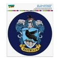 thumbnail image 1 of Harry Potter Ravenclaw Painted Crest Automotive Car Window Locker Circle Bumper Sticker, 1 of 7
