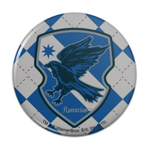 Harry Potter Ravenclaw Plaid Sigil Kitchen Refrigerator Locker Button Magnet