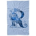 thumbnail image 1 of Harry Potter Ravenclaw R Logo Fleece Blanket 36' x 58',Ravenclaw R Logo, 1 of 3
