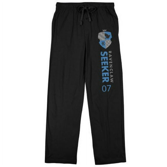 Harry Potter Ravenclaw Seeker Athletic Crest Men's Black Sweatpants-XXL