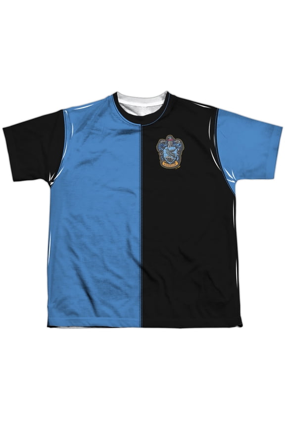 Ravenclaw Split Uniform 100% Polyester Youth Costume T Shirt for Boys & Girls, Large