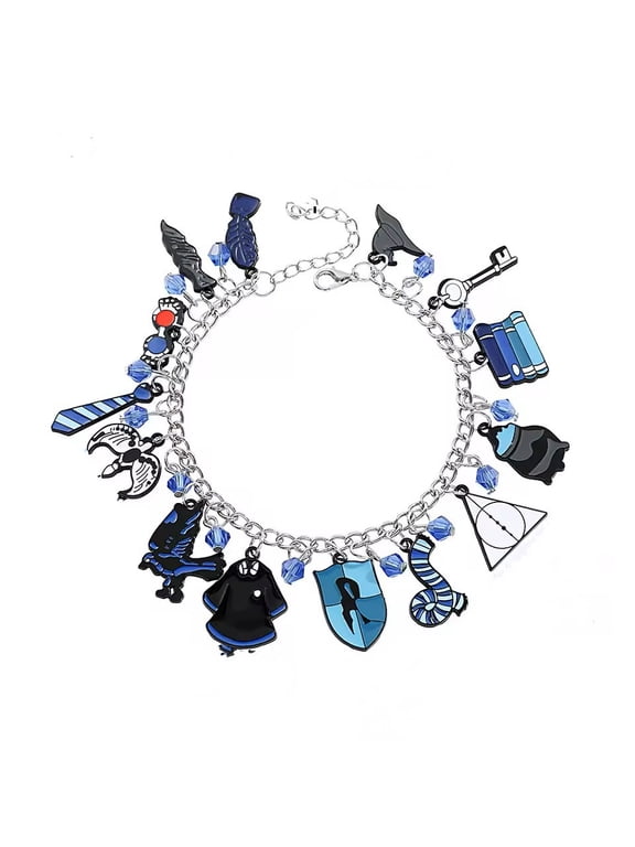 Harry Potter Ravenclaw Themed Charm Bracelet