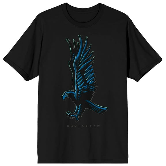 Harry Potter Ravenclaw Two Puff Ink Men's Black Tee-5XL