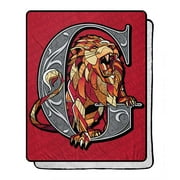 Harry Potter Roar For Gryffindor Silk Touch Sherpa Blanket