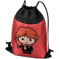 thumbnail image 1 of Harry Potter Ron Cute Chibi Character Drawstring Backpack Sports Bag Sackpack 17" x 13", Perfect for Gym, Yoga or Practice, 1 of 5