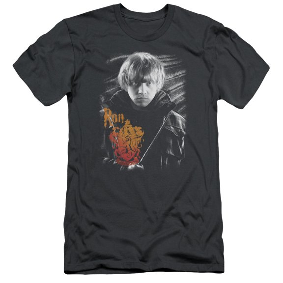 Harry Potter - Ron Portrait - Premium Slim Fit Short Sleeve Shirt - Small