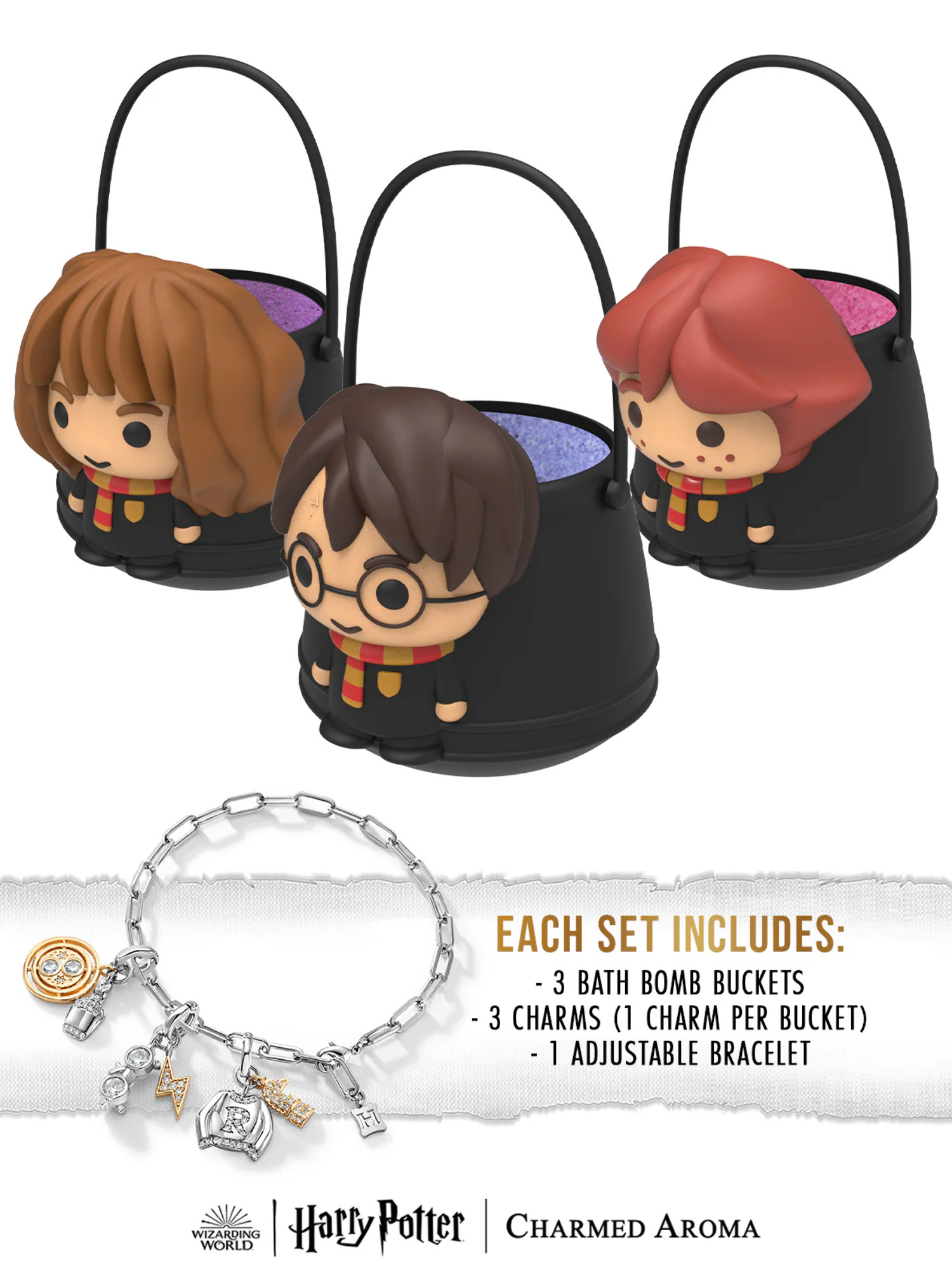 Harry Potter™ Ron and Hermione Bath Bomb Bucket Set Harry Potter