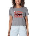 thumbnail image 1 of Harry Potter Seasons Greetings Christmas Hogwarts Express Women's Crop Top T-Shirt, Athletic Heather, Medium, 1 of 3