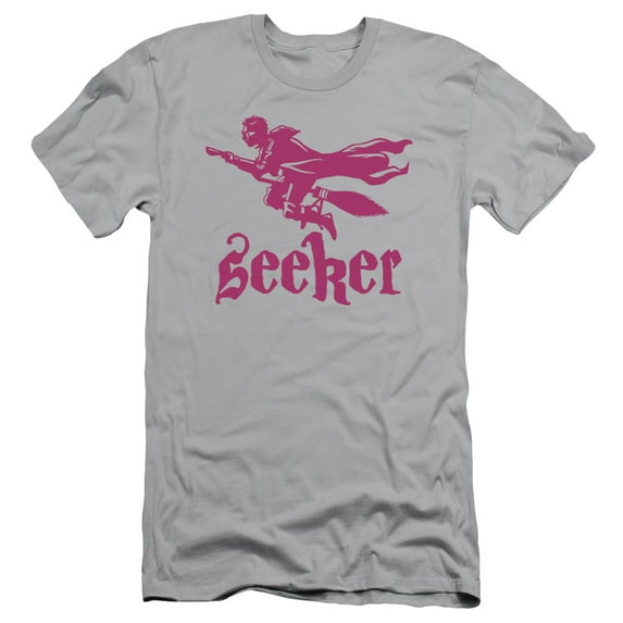 Harry Potter Seeker S/S Adult 30/1 T-Shirt Silver