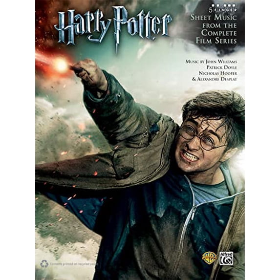 Pre-Owned Harry Potter -- Sheet Music from the Complete Film Series: Five Finger Piano Paperback