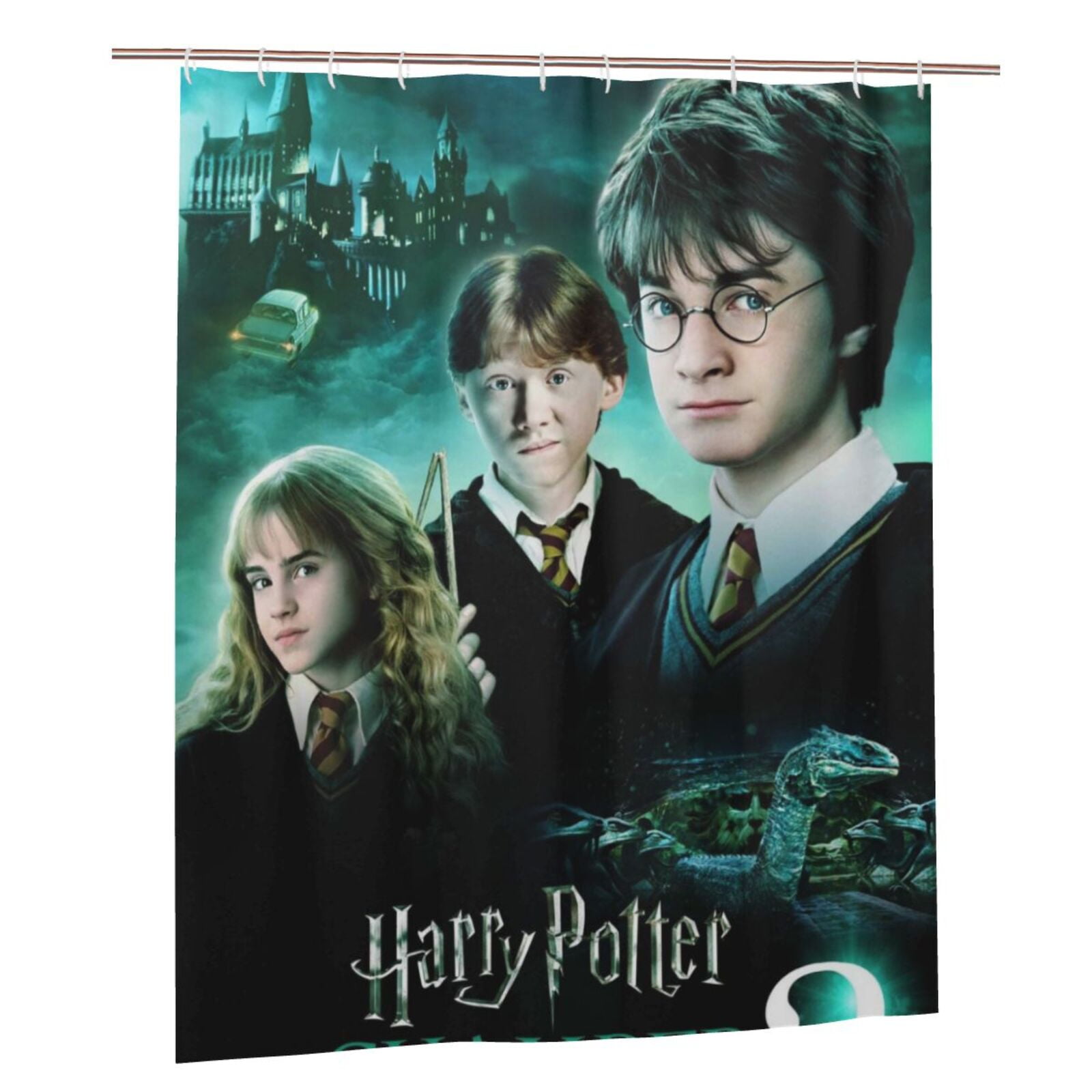 Harry Potter Shower Curtain Bathroom Decor Polyester Waterproof Bath  Curtains With Hooks 60x72 Inches