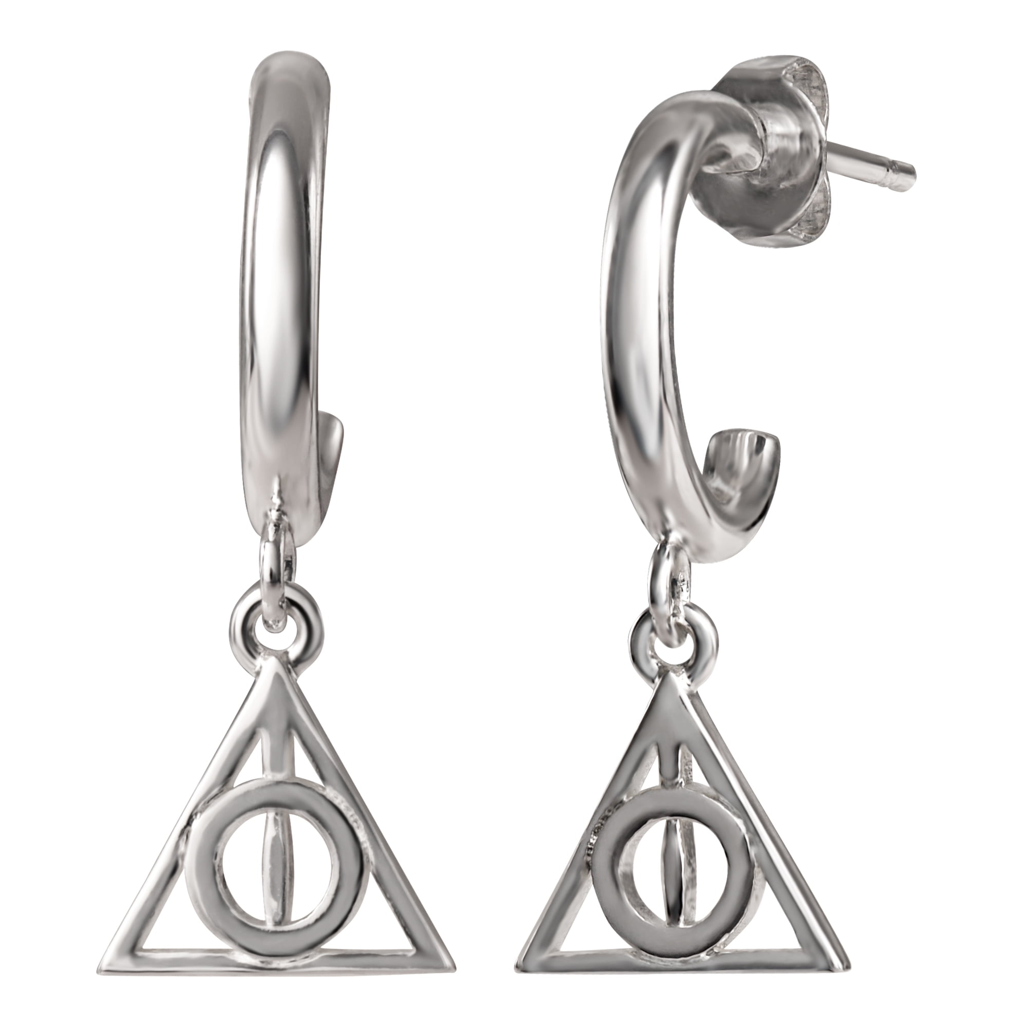 Harry potter earrings silver sale