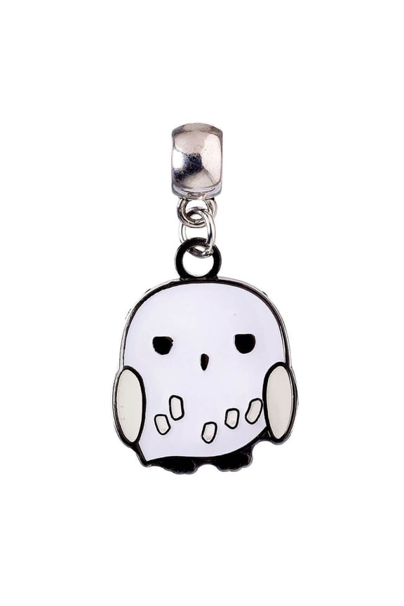 Silver Plated Hedwig Chibi Slider Charm