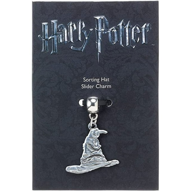 Harry Potter Silver Plated Sorting Hat Drop Slider Charm