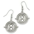 thumbnail image 1 of Harry Potter Silver Tone Time Turner Drop Earrings, 1 of 2
