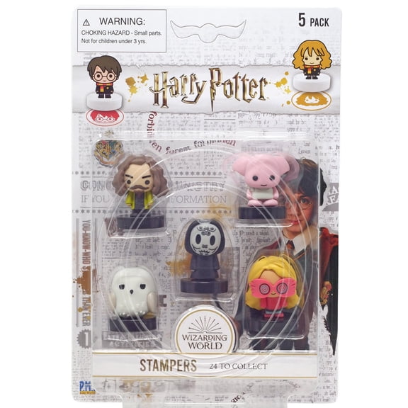 Harry Potter Sirius Black, Dobby, Death Eater, Hedwig & Luna Lovegood Stamper 5-Pack