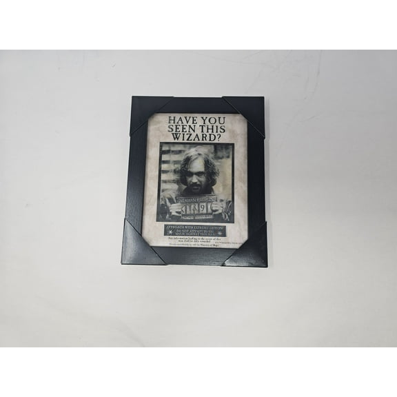 Harry Potter Sirius Black Wanted Poster Holographic Framed