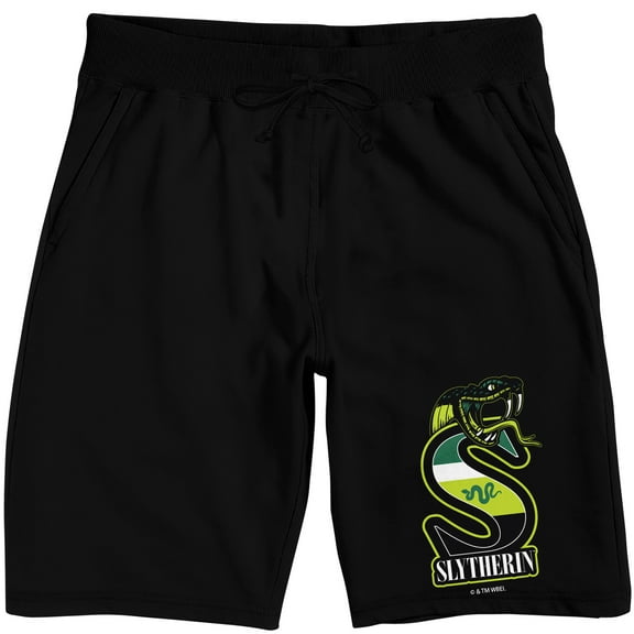 Harry Potter Slytherin Adult Black Sleep Pajama Shorts
