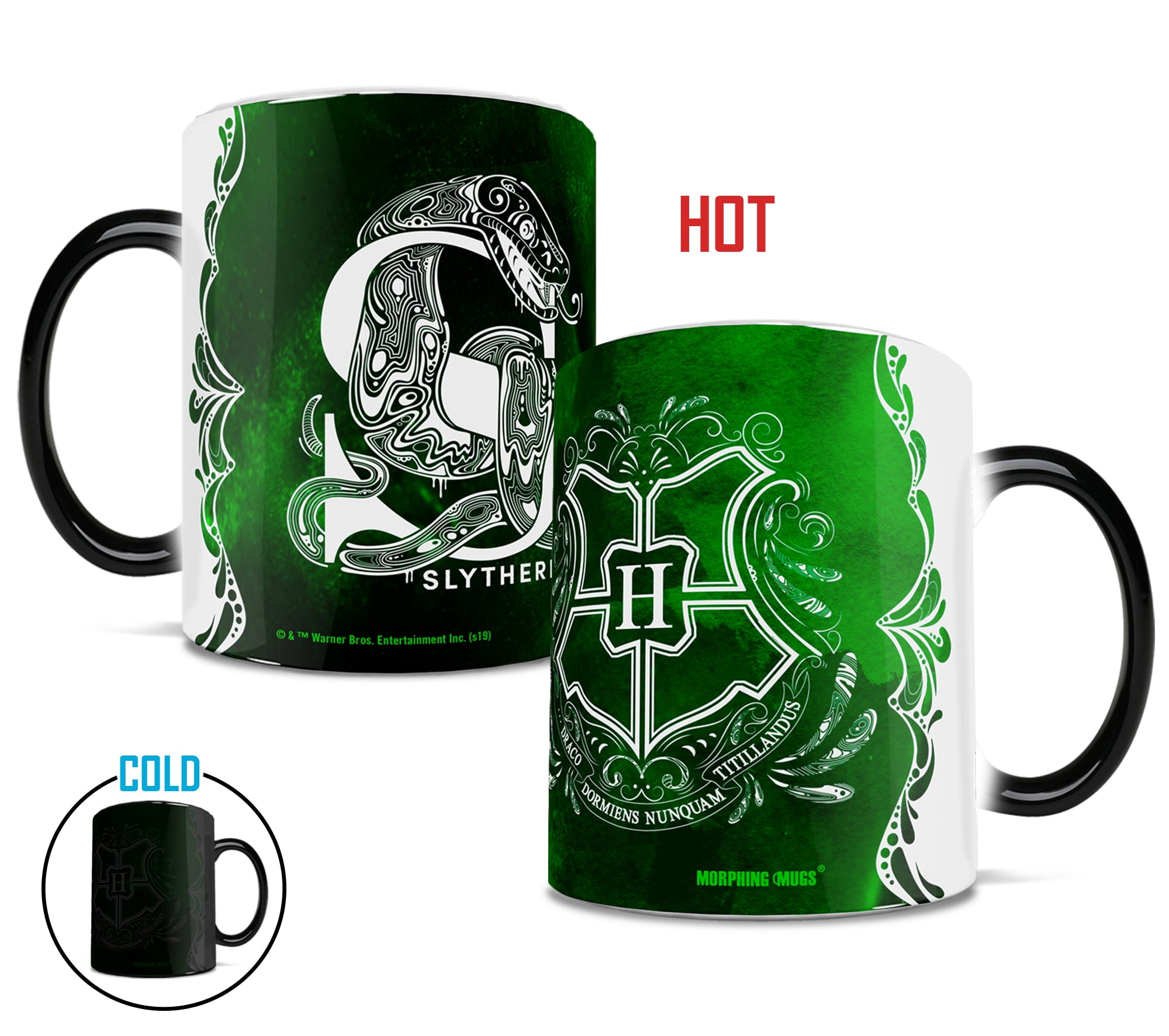 11 oz Black Ceramic Color Changing Harry Potter Mug