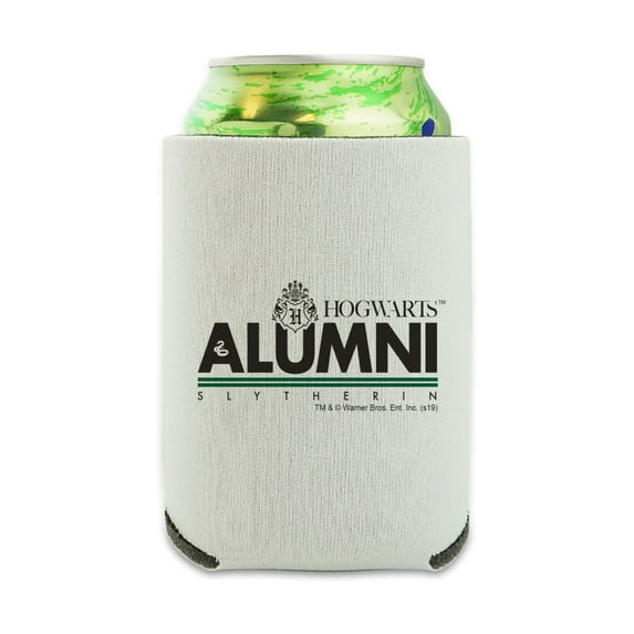 Harry Potter Slytherin Alumni Can Cooler - Drink Sleeve Hugger Collapsible Insulator - Beverage Insulated Holder