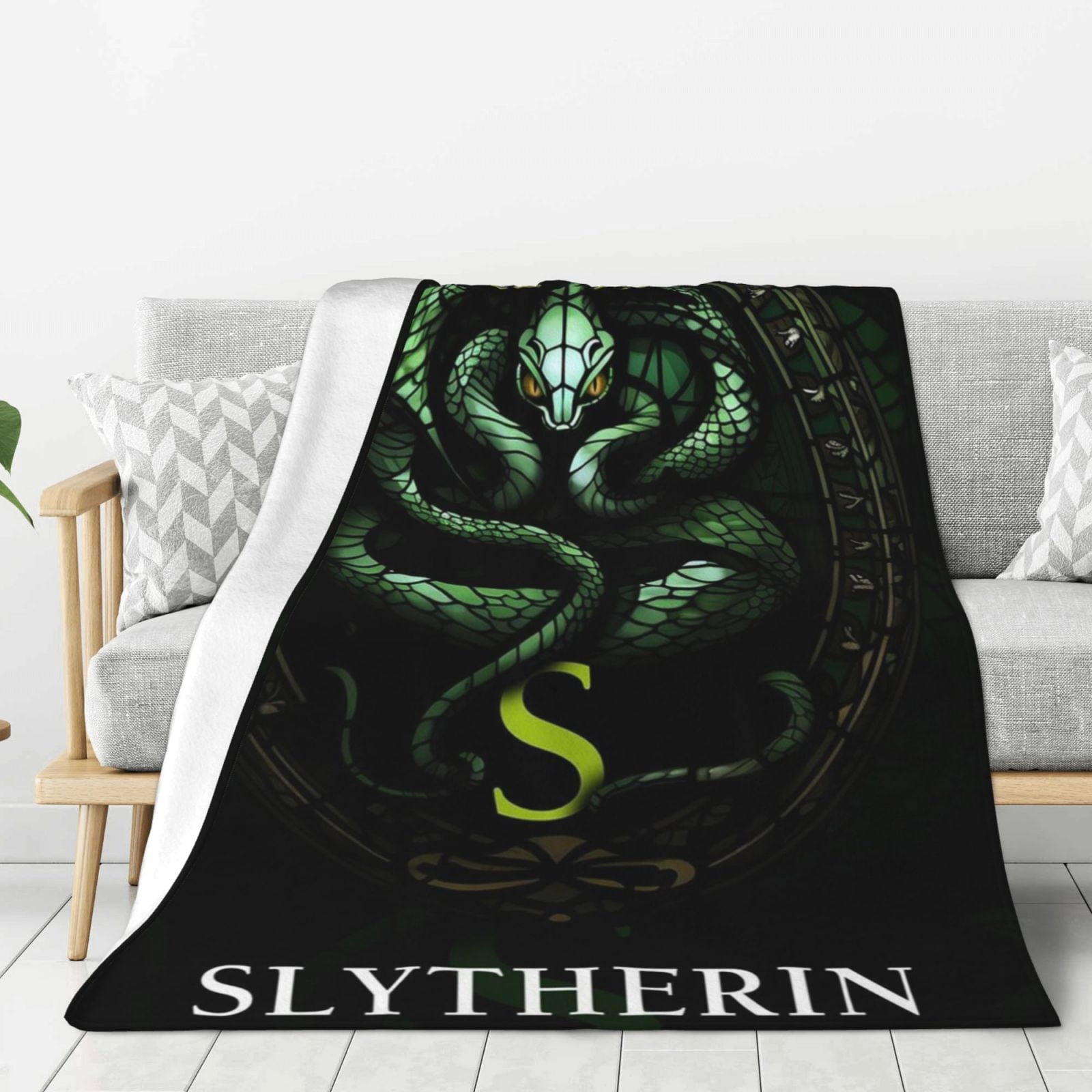 Harry Potter Slytherin Bed Blanket Thick Plush Flannel Blanket Warm Fuzzy Throw Blankets Air Condition Quilt 60 X50 Walmart
