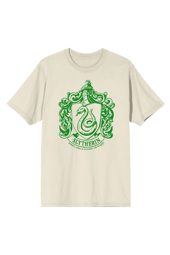 Harry Potter Slytherin Crest Men's Short Sleeve Tee-Small