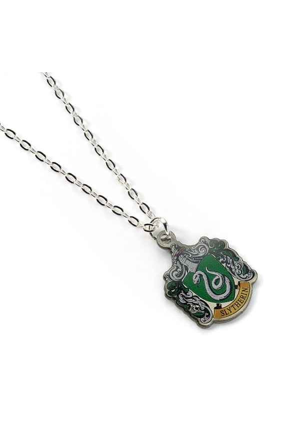 Slytherin Crest Silver Plated Necklace