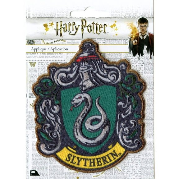 Harry Potter Slytherin Crest Sublimated Embroidered Iron On Patch