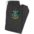 thumbnail image 1 of Harry Potter Slytherin Crest Unisex Jogger Sweatpants for Men and Women, Charcoal Heather, X-Large, 1 of 1