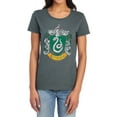 thumbnail image 1 of Harry Potter Slytherin Crest Women's T Shirt, Charcoal, 2X-Large, 1 of 6