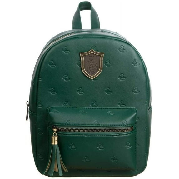 Harry Potter Slytherin Hogwarts House Faux Leather Mini Backpack