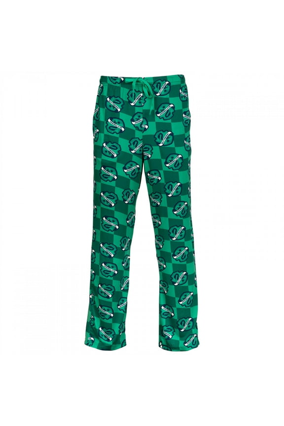 Slytherin House Crest Checkered Sleep Pants-XLarge (40-42)