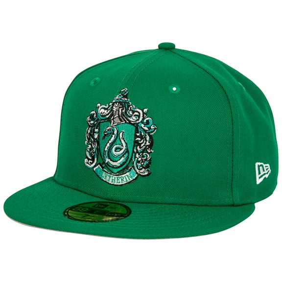 Harry Potter Slytherin House Crest New Era 59Fifty Fitted Hat-7 7/8 Fitted