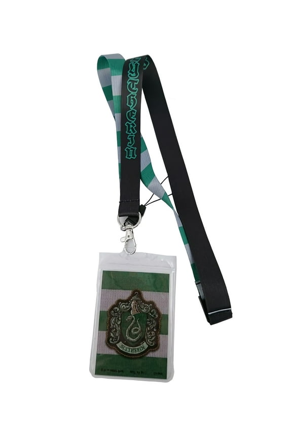 Harry Potter Slytherin Lanyard with Card Holder